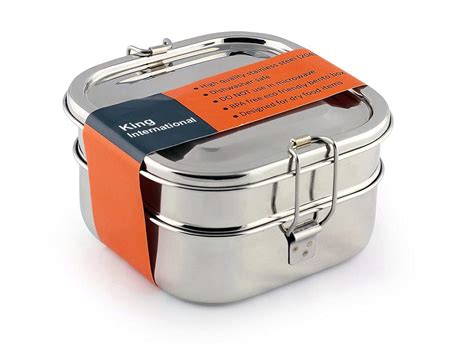 square steel tiffin box|tiffin lunch box for adult.